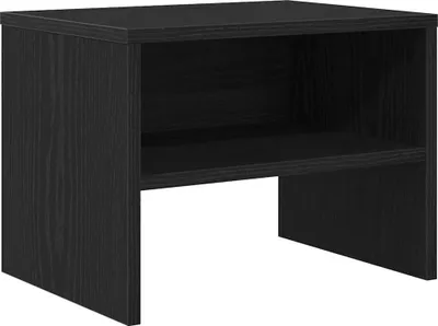 Produktbild von Nachttisch Schwarz Eichen-Optik 40 x 40 x 30 cm Holzwerkstoff