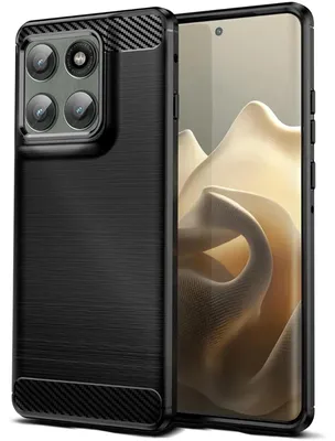 Immagine prodotto di Cover in carbonio per Motorola Edge 60 Pro Custodia protettiva Custodia per cellulare Cover in TPU Custodia per cellulare