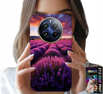 Produktbild von Etui Do Realme 12 Pro - Pole Lawendy, Piękne Krajobrazy, Wzory