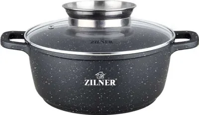 Produktbild von Zilner 8-teiliges Topfset 16 / 20 / 24 / 28 cm, Kochtopf Set| Kochgeschirr Set, Topfset induktionsgeeignet ZL-8900