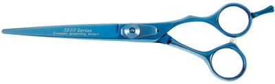 Obrázek produktu pro Master Grooming Tools 5200 – Modrá titanová nůžky – Vysoce kvalitní nůžky pro úpravu srsti