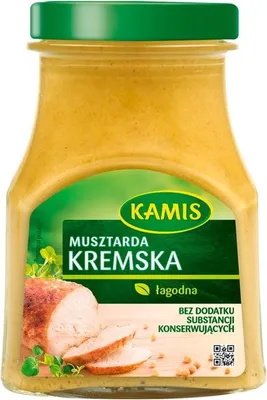 Zdjęcie produktu dla Kamis Musztarda kremska 185 g