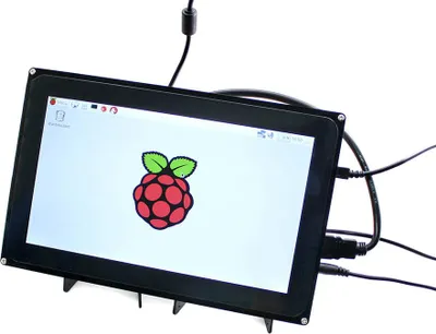 Produktbild von 10,1" 1024x600 HDMI LCD-Display mit Touchpanel + Gehäuse