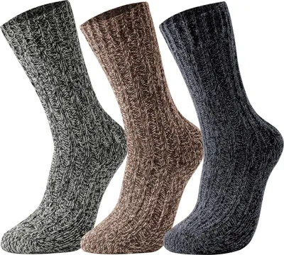 Produktbild von 3 Paar Merino Wool Thermal Thick Socks 43-46
