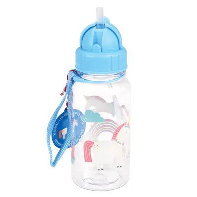 Produktbild von B.BOX Trinkflasche mit Strohhalm EINHORN 500 ml
