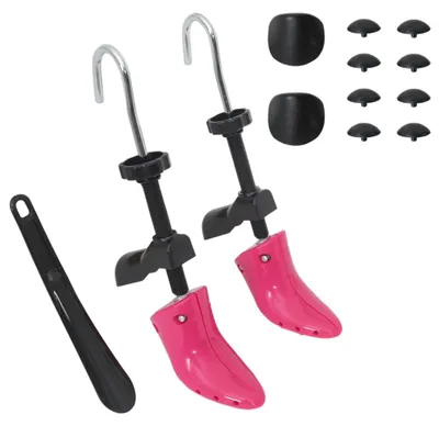 Produktbild von vidaXL Schuhspanner mit Schuhanzieher Rosa EU 34-40 Kunststoff
