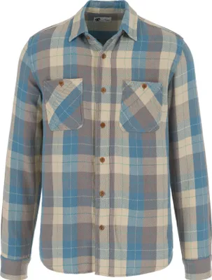 Produktbild von Tellason Utility Flannel Hemd Shirts Orange-Rot/ Blue Beige Gr. XL Farben Blau