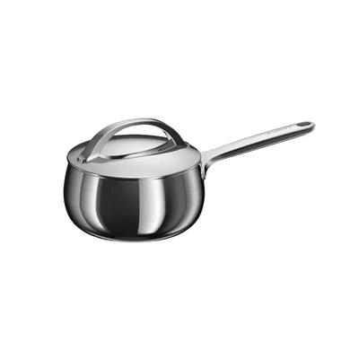 Produktbild von BergHOFF Home Stieltopf 16 cm Edelstahl mit Deckel, 1,9 l, für alle Herdarten, backofenfest, Stellar Steel