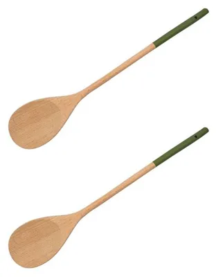 Image de Set de 2 ustensiles de cuisine cuillère en bois Fackelmann Boisselerie