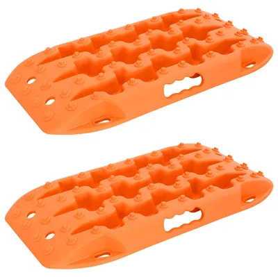Obrázok produktu pre vidaXL Trakačná doska, 2 ks, oranžová, 57,5 x 30,5 x 5,5 cm