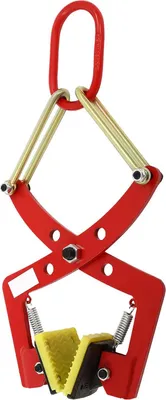 Image de Pince de levage de pierres, acier haute résistance, taille d'ouverture réglable, rouge, 300 Kg