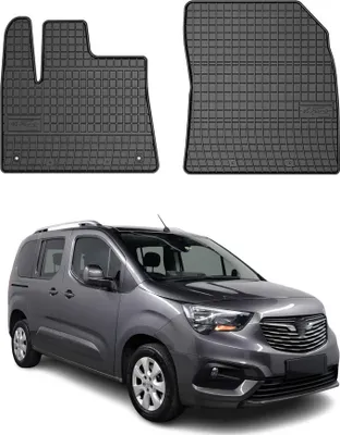 Image de Tapis de Sol pour Opel Combo E 2018-2022 Caoutchouc Noir