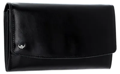 Produktbild von Leder Geldbörse Colorado RFID Protect Damenbörse 2823 Schwarz