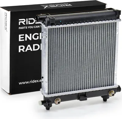 Produktbild von RIDEX 470R0127 Kühler Wasserkühler Motorkühler passend für MERCEDES-BENZ 190 (W201) Stufenheck (W124) W124 T-modell (S124) W124 Coupe (C124)