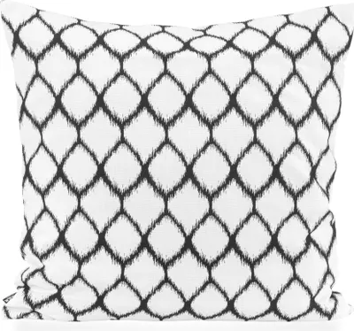 Produktbild von H.O.C.K. Barney Outdoor Kissen 60x60cm weiß Raute Glory