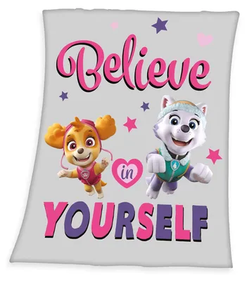 Produktbild von PAW Patrol - Skye & Everest - Kuschelige Fleece-decke, 130x160