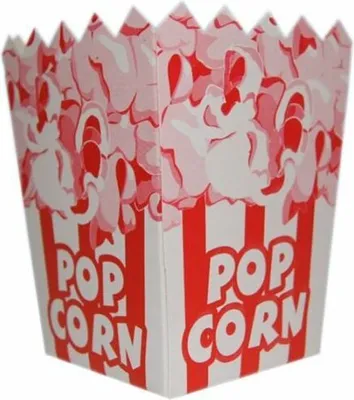 Produktbild von PopCorn Karton 7x14,5x9cm MEDIUM 0,75L 100Stk.