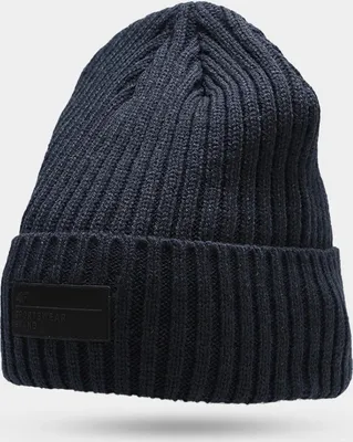 Imagen del producto de Gorro unisex 4F, color azul marino, modelo H4Z22, código CAM013, talla M