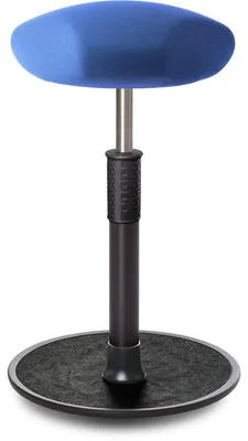 Produktbild von Sitz- Stehhocker Free Tall Triangel Gestrick blau schwarz /schwarz.