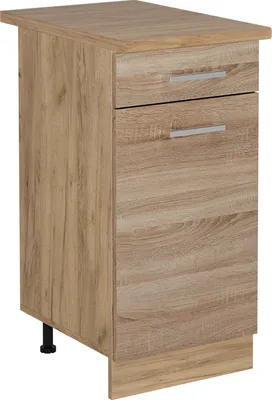 Produktbild von Küchenunterschrank Vicco R-Line Sonoma 40 cm , AP Eiche, Model 53963