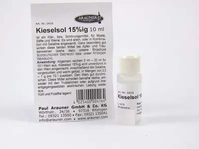 Produktbild von Kieselsol 15% - 10 ml zur Klärung