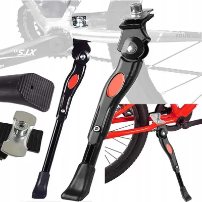 Produktbild von Fahrrad Seitenständer 24 26 27 Zoll Hinterbauständer verstellbar Fahrradständer Aluminium für MTB Citybike Trekkingrad E-Bike