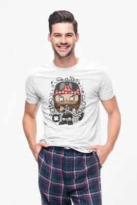 Produktbild von D&B Férfi Uni Polo  PC00003 AXL Rose Weiß-Größe XL