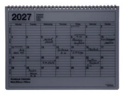 Produktbild von MARK'S 2027 Notebook Calendar M // Black