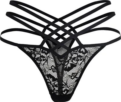 Produktbild von LASCANA String schwarz Größe 40/42