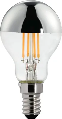 Produktbild von Xavax LED-Lampe LED-Filament, E14, 400lm ersetzt 35W, Tropfenlampe