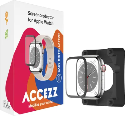 Immagine prodotto di Watch 41 mm, Watch 7 - 41 mm, Watch 8 - 41 mm, Watch 9 - 41 mm Screenprotector: Applicatore Accezz Screenprotector met - Trasparente