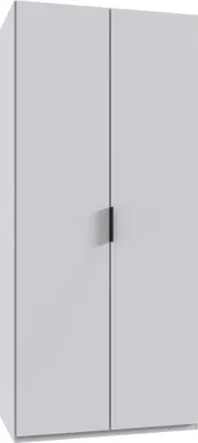 Produktbild von Falttürenschrank >OXFORD< in WEISS - 100x236x58cm (BxHxT)