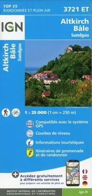 Produktbild von Altkirch.Bâle.Sundgau 1:25 000
