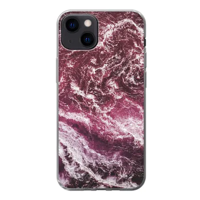 Produktbild von MuchoWow® Handyhülle Schutzhülle Hülle für iPhone 13 Marmor - Naturstein - Mineralien Silikon Softcase Handy Hülle - Karteninhaber