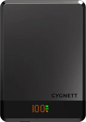 Zdjęcie produktu dla Cygnett CY5092PBCHE, 5000 mAh, Litowo-jonowa (Li-Ion), Bezprzewodowe ładowanie, 15 W, Czarny