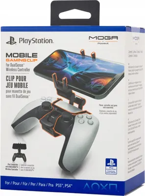 Image de PowerA MOGA Mobile Gaming-Clip contrôleur sans fil DualSense og DualShock 4 filaire