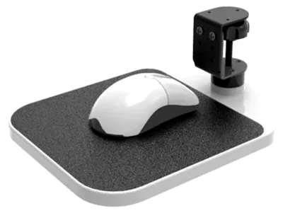 Produktbild von Ergonomische Mausablage für den Schreibtisch mit zwei Installationsmöglichkeiten