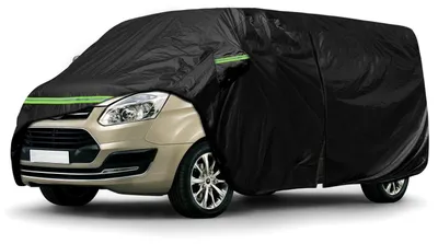 Produktbild von Autoabdeckung Vollgarage für Ford Transit Custom L1H1 2012-2022, 300D Allwetter Schwarz