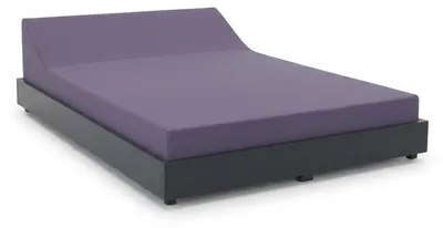 Produktbild von 2-Sitzer-Liegestuhl grau bequem weich komfortabel modern neu
