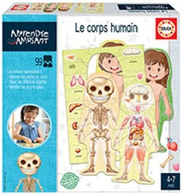 Produktbild von Educa Lernspiel menschlicher Körper Karton Kinder