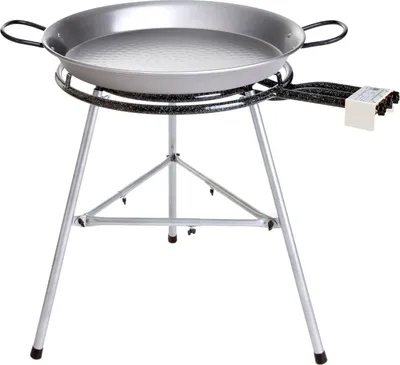 Produktbild von Paella World Comfort Line Set 5 mit Brenner und Paella-Pfanne aus Stahl Ø 60/80 cm
