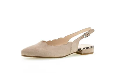 Produktbild von Slingpumps Rauleder beige