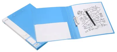 Image de Lot de 2 classeurs sans anneaux format A4 avec clips métalliques
