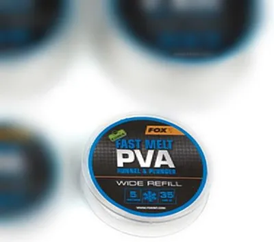 Immagine prodotto di Fox Fishing Edges PVA Mesh Refill Fast Melt Wide 5 m 35 mm PVA punčocha