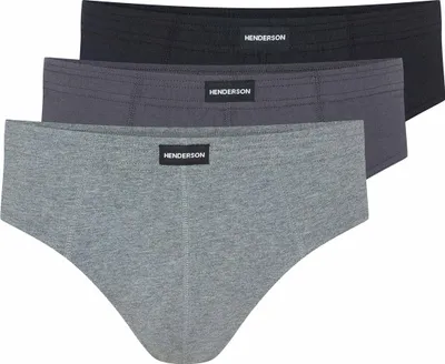 Produktbild von Henderson Herren Baumwoll Slips - Klassische Unterwäsche, 100% Baumwolle, Bequemes Basic 2er Pack, Vielseitig für Alle Jahreszeiten, Modell 1440 3XL