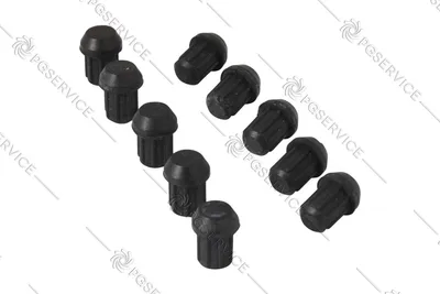Immagine prodotto di Set 10x piedino gommino supporto griglia piano cottura 14 x 10 x 8 mm Whirlpool