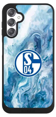 Produktbild von NIVOCASE Handyhülle für Samsung Galaxy A14 5G  Hülle NIVOpure Case Schwarz FC Schalke 04 Fanartikel Logo