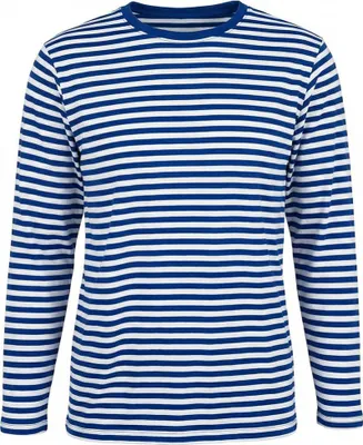 Produktbild von Ringelpulli langer Arm blau XL