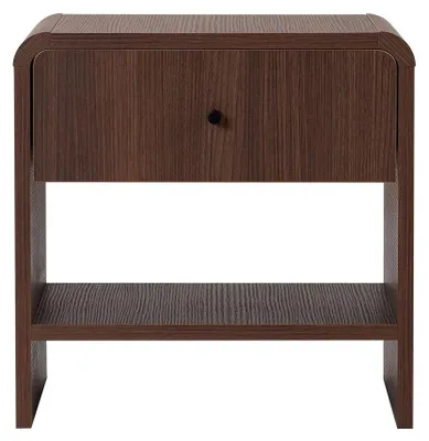 Immagine prodotto di Calicosy - Comodino con 1 cassetto, 1 nicchia con bordi arrotondati L45 cm - CELENA