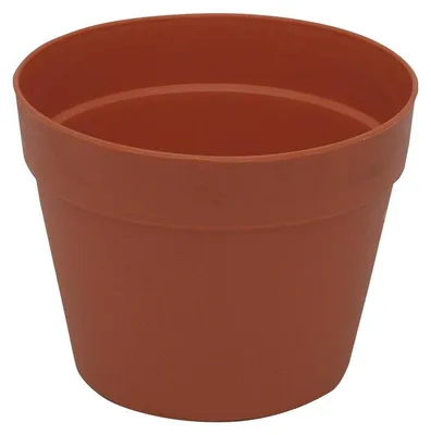 Produktbild von EUROPALMS Übertopf aus Kunststoff, rot, 17cm (83011015)